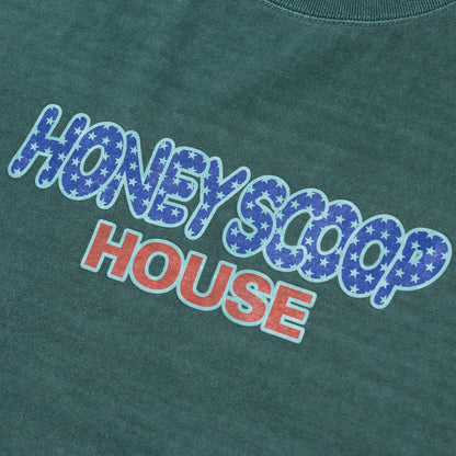 FLAG LOGO OVERDYED TEE GREEN