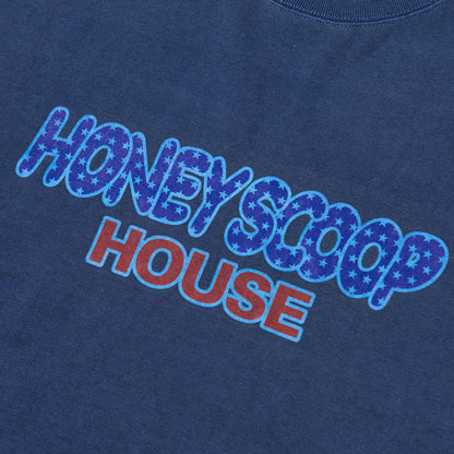 FLAG LOGO OVERDYED TEE NAVY