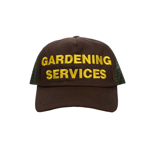 GARDENING SERVICES MESH CAP BROWN
