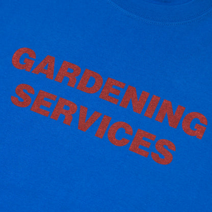 GARDENING SERVICES TEE BLUE