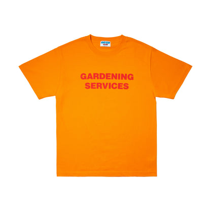 GARDENING SERVICES TEE ORANGE