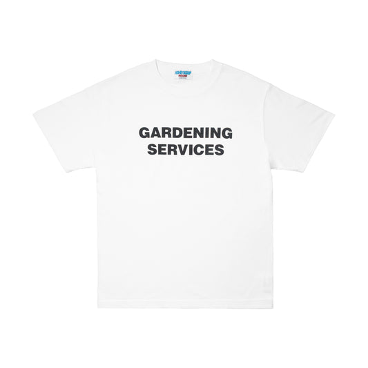 GARDENING SERVICES TEE WHITE