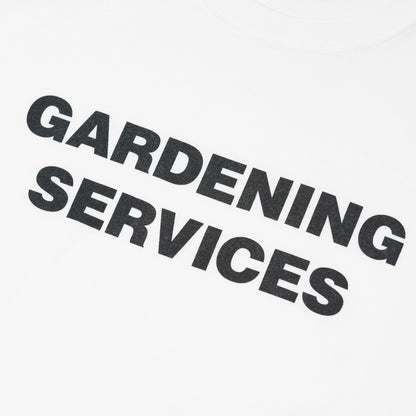 GARDENING SERVICES TEE WHITE