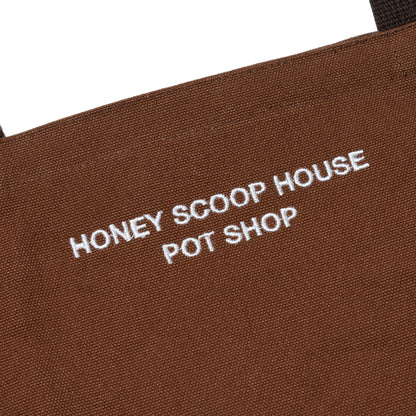 GARDENING SERVICES TOTE BAG BROWN