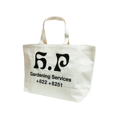 GARDENING SERVICES TOTE BAG NATURAL
