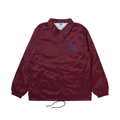 H-LADY LOGO COACH JACKET MAROON