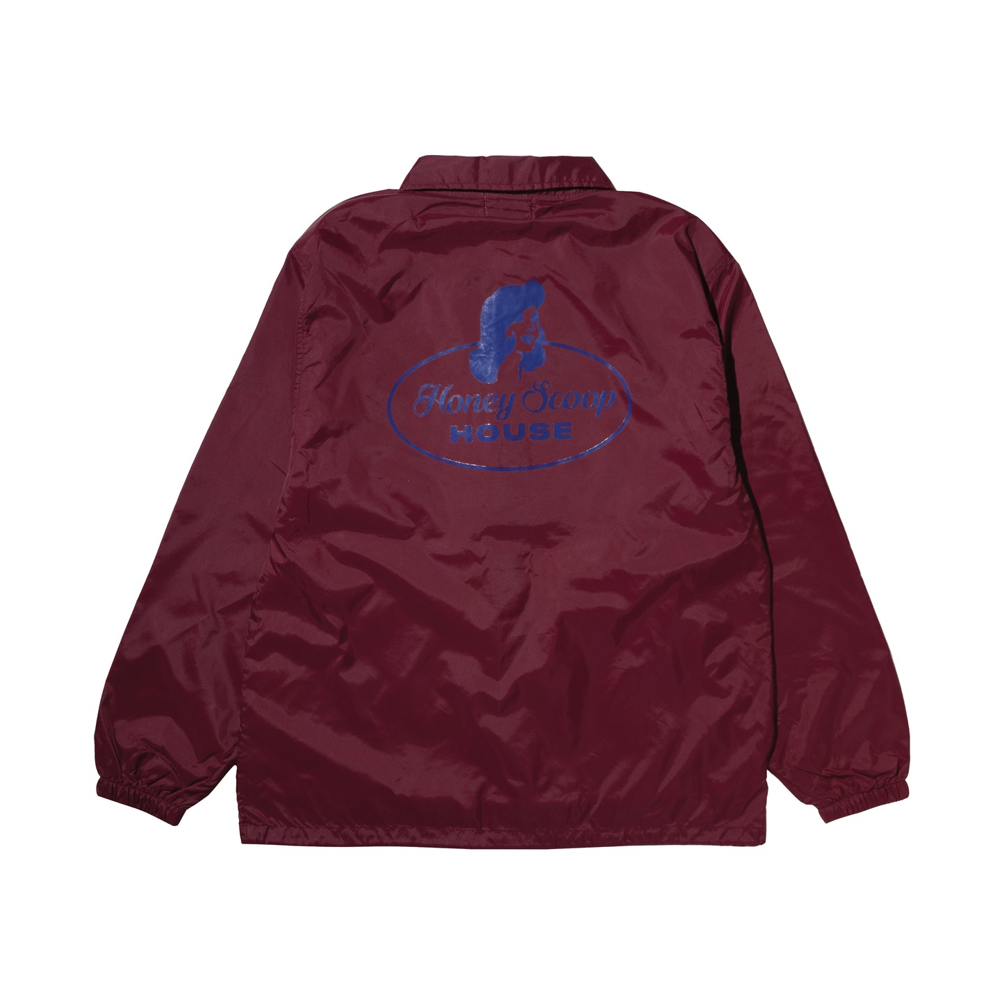 H-LADY LOGO COACH JACKET MAROON