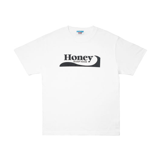 H.WAVE LOGO TEE WHITE