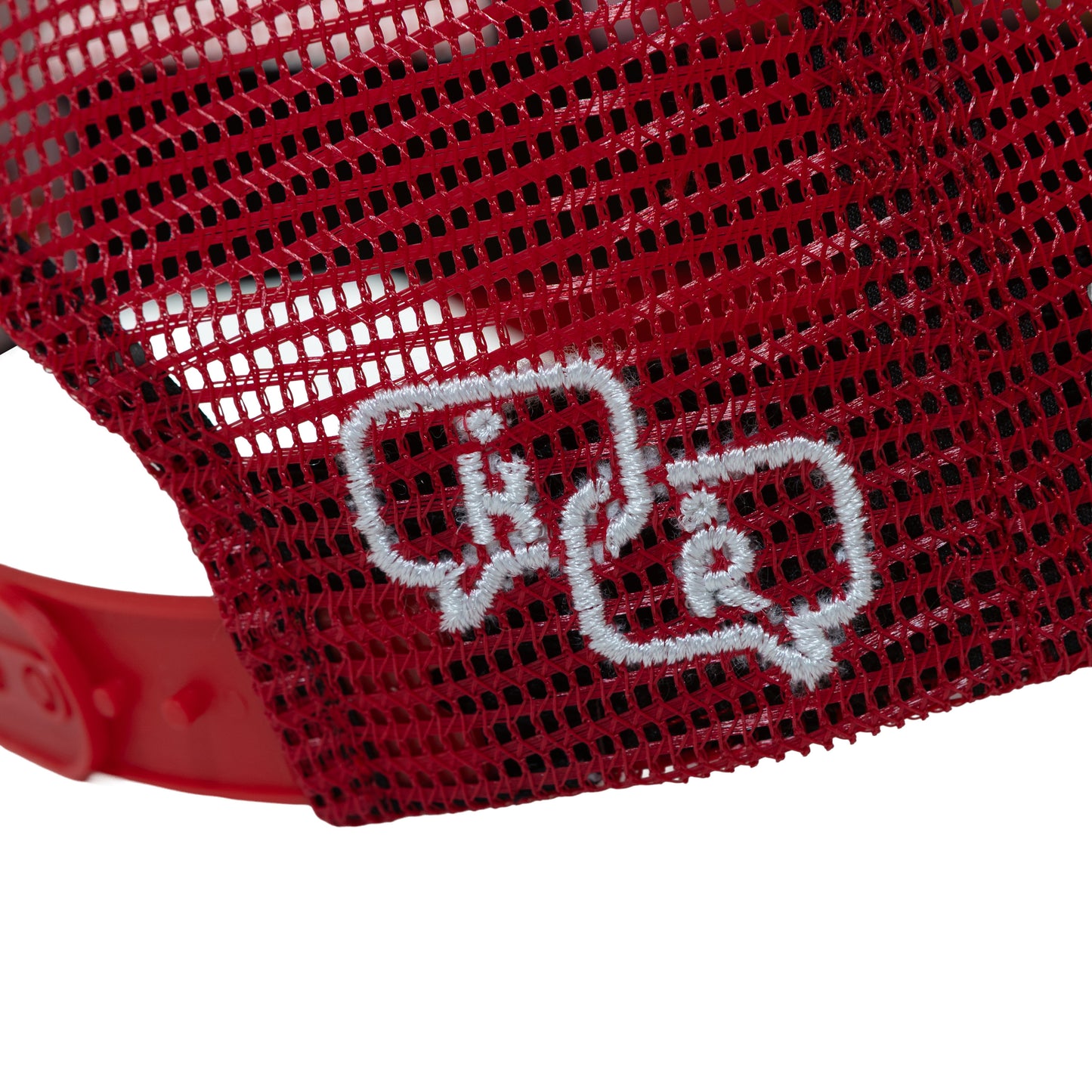 HKR LOGO TRUCKER CAP RED