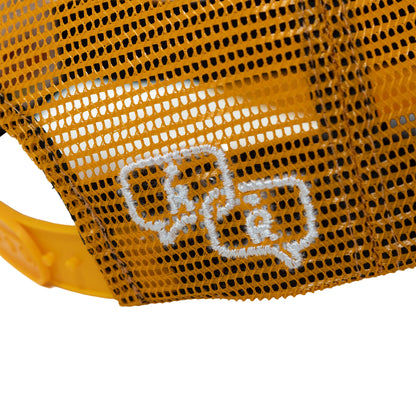 HKR LOGO TRUCKER CAP YELLOW