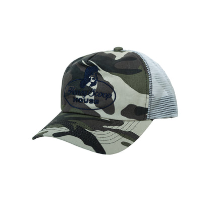 H-LADY LOGO MESH CAP CITY CAMO WHITE