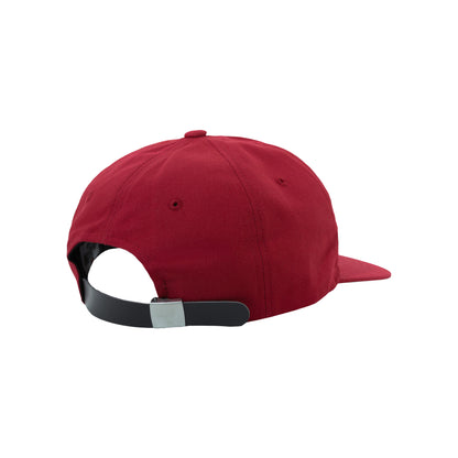 H LOGO 6 PANEL CAP RED