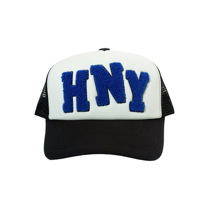 HNY LOGO TRUCKER CAP BLACK