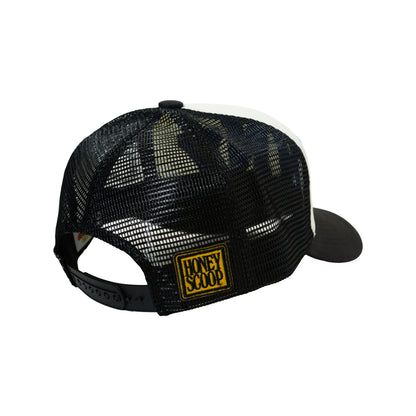 HNY LOGO TRUCKER CAP BLACK