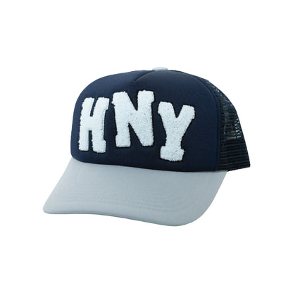 HNY LOGO TRUCKER CAP NAVY