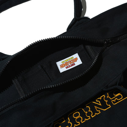 HONEY WEST JEANS ZIP TOTE BAG BLACK