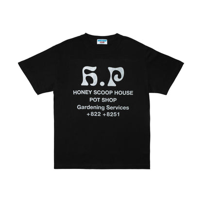 HP LOGO TEE BLACK