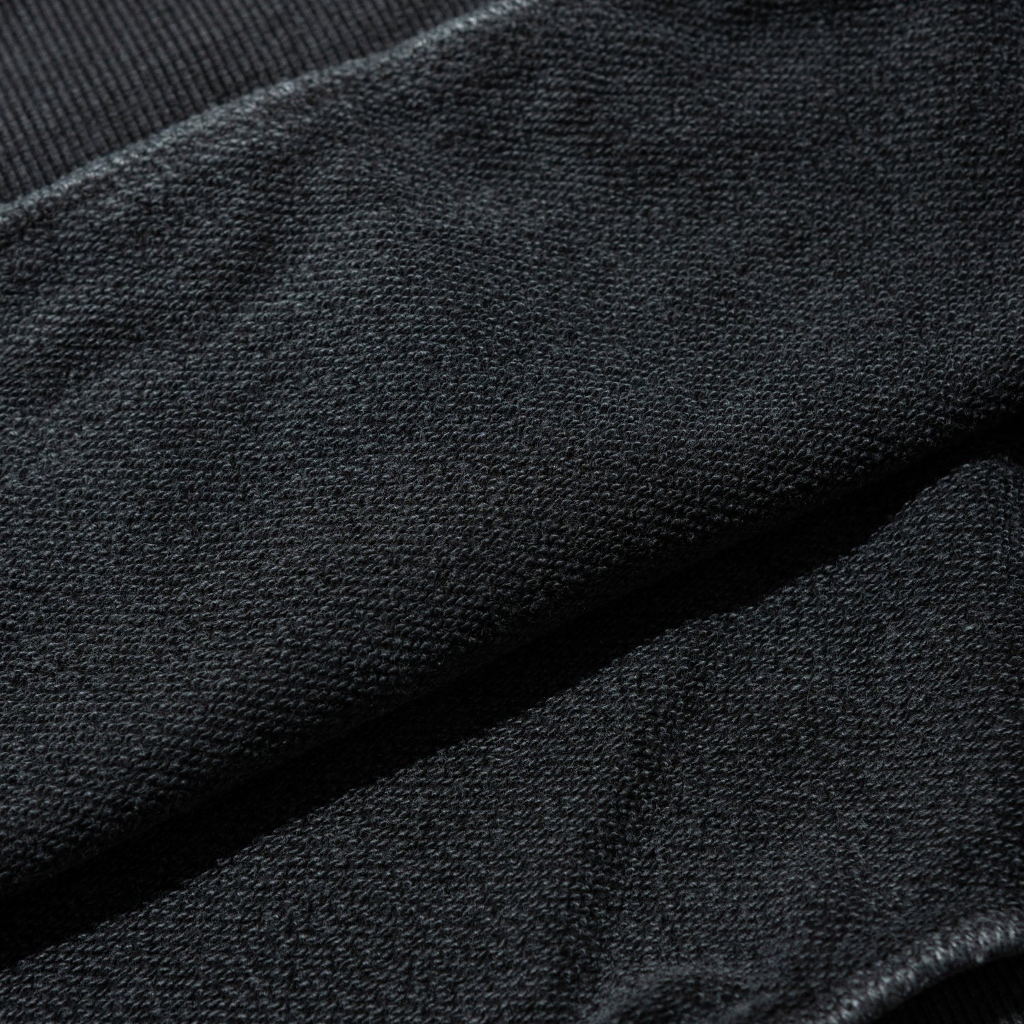 HONEY BEAR OVERDYED HOODED SWEATSHIRT CHARCOAL