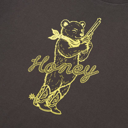 HONEY BEAR TEE CHARCOAL