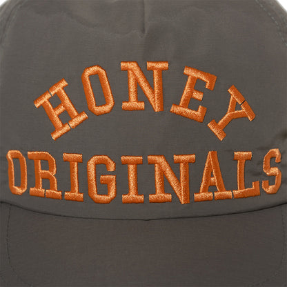 HONEY ORIGINALS NYLON CAP CHARCOAL