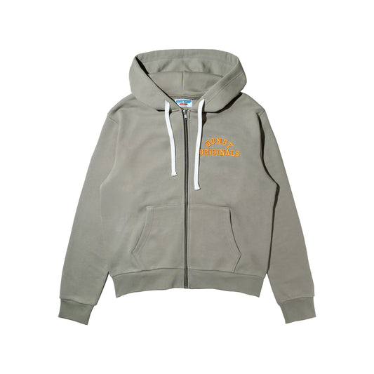 HONEY ORIGINALS ZIP UP HOODED SWEATSHIRT GREY