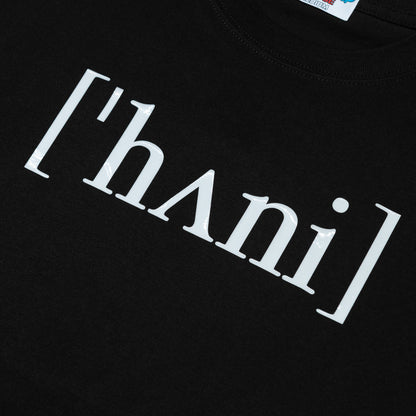HONEY PHONETIC TEE BLACK