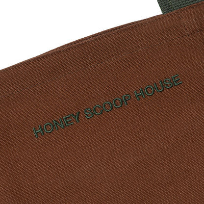 HONEY PHONETIC TOTE BAG BROWN