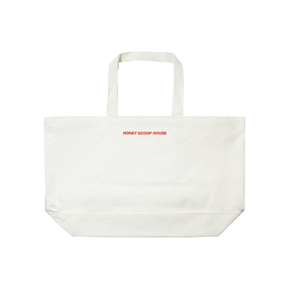 HONEY PHONETIC TOTE BAG NATURAL