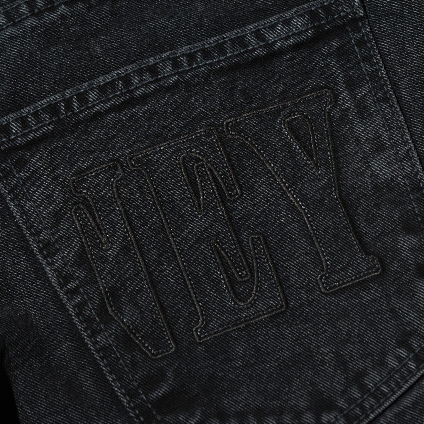 HONEY STITCH DENIM BLACK
