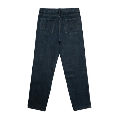 HONEY STITCH DENIM DARK BLUE
