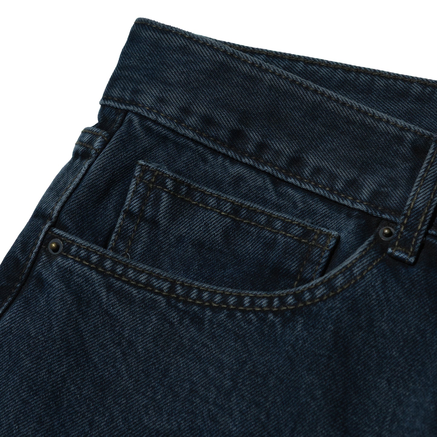 HONEY STITCH DENIM DARK BLUE