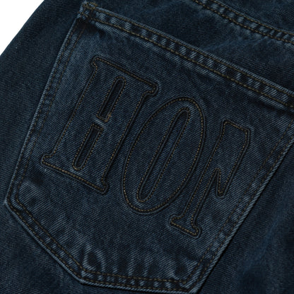 HONEY STITCH DENIM DARK BLUE
