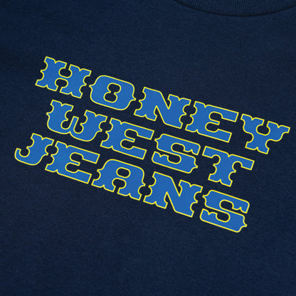 HONEY WEST JEANS L/S TEE NAVY
