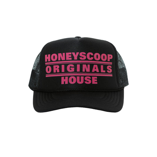 LINES TRUCKER CAP BLACK