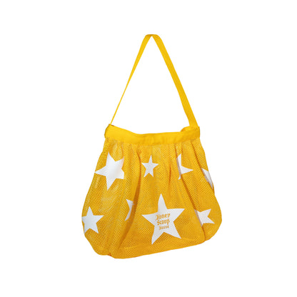 OE LOGO STARS MESH BAG HONEY