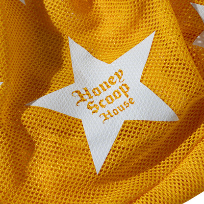OE LOGO STARS MESH BAG HONEY