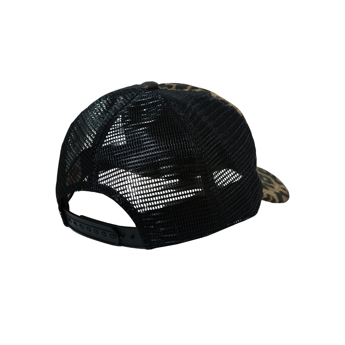 RECT LOGO MESH CAP LEOPARD