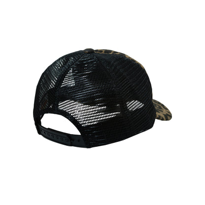 RECT LOGO MESH CAP LEOPARD