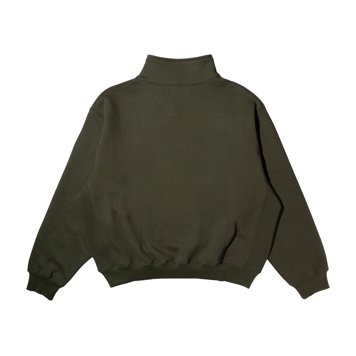 SQ LOGO QUARTER ZIP PULLOVER OLIVE