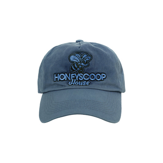 SMILE BEE OVERDYED CAP NAVY