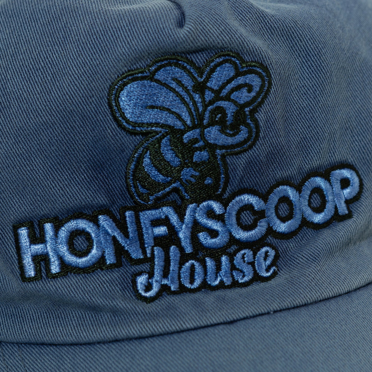 SMILE BEE OVERDYED CAP NAVY