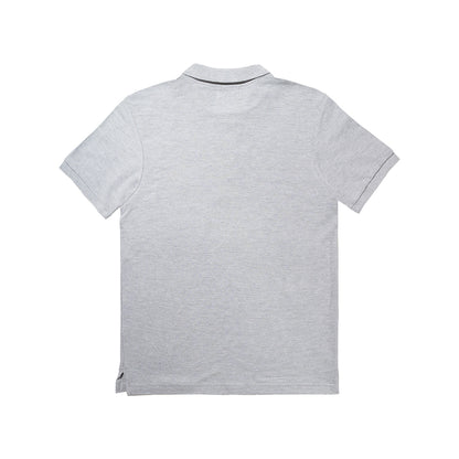 SQUARE PATCH S/S POLO SHIRT GREY