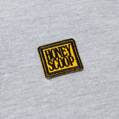 SQUARE PATCH S/S POLO SHIRT GREY