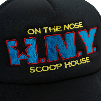 STAR HNY TRUCKER CAP BLACK