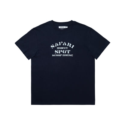 STENCIL TEE NAVY