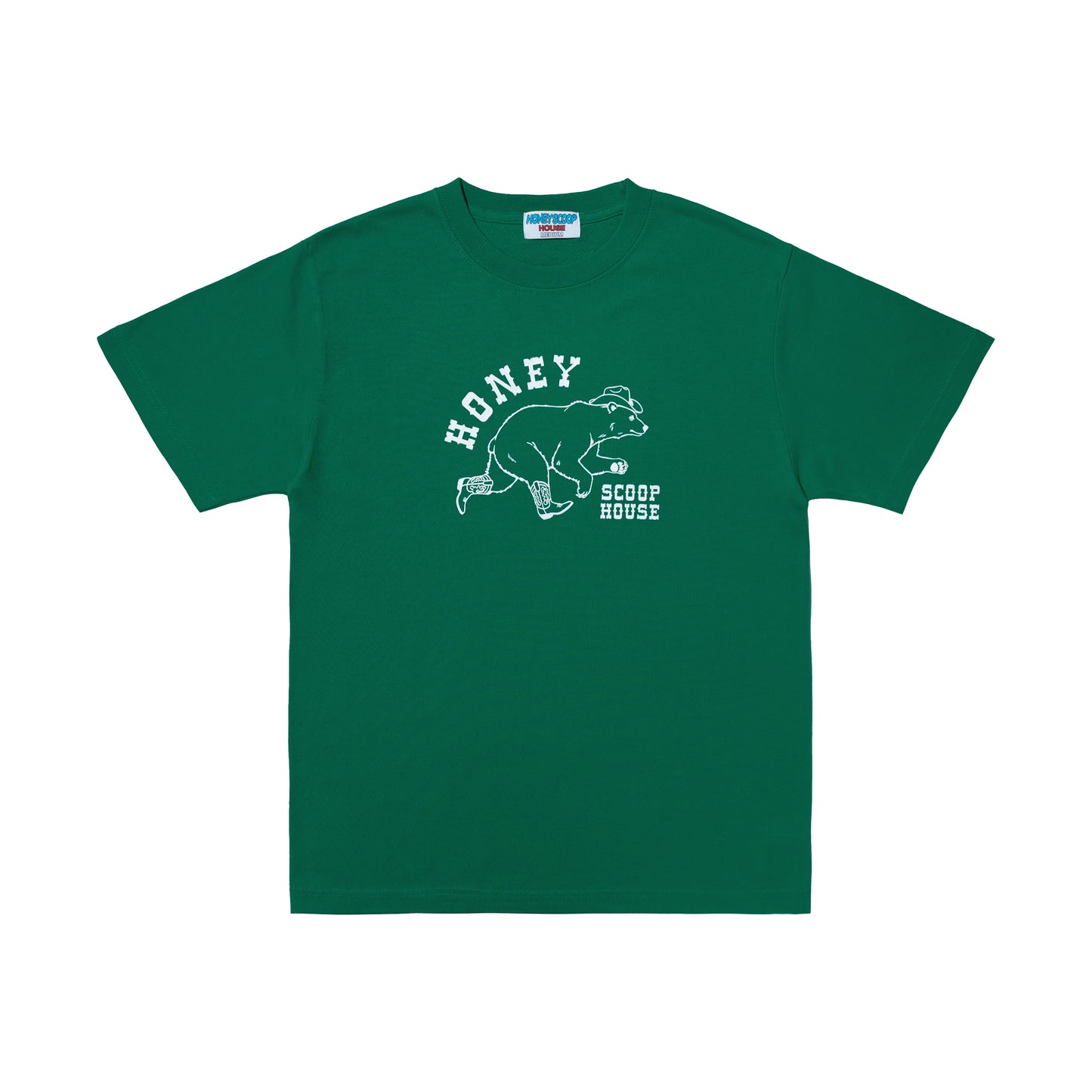 WESTERN BEAR TEE GREEN