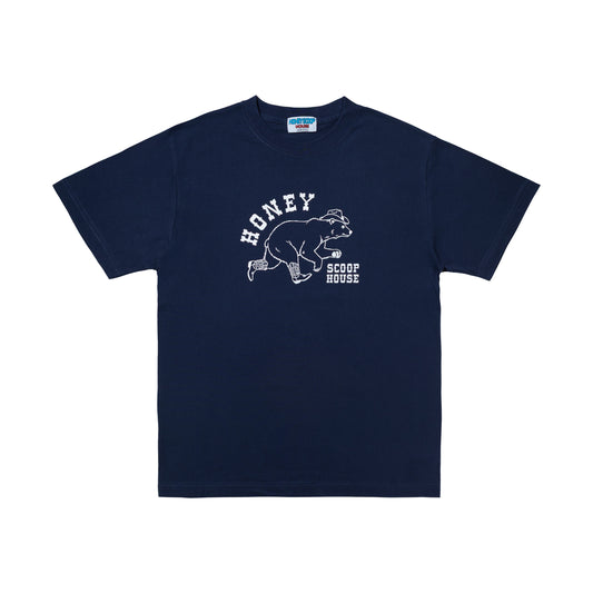 WESTERN BEAR TEE INDIGO