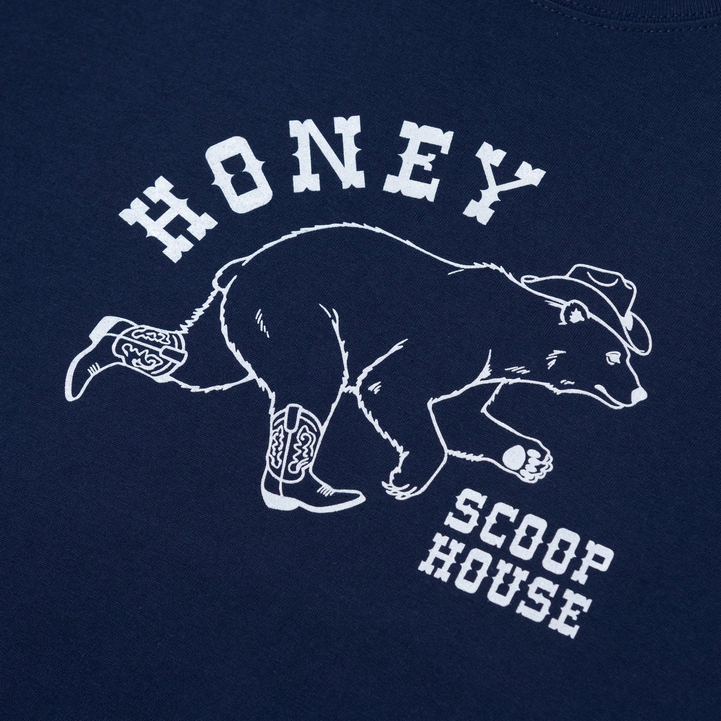 WESTERN BEAR TEE INDIGO