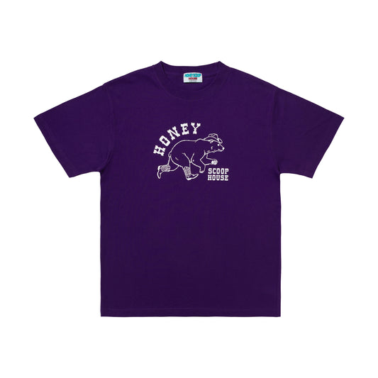 WESTERN BEAR TEE PURPLE