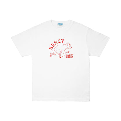 WESTERN BEAR TEE WHITE